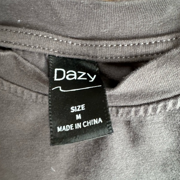 Dazy | Butterfly And Slogan Crop Graphic Tee - Picture 3 of 3